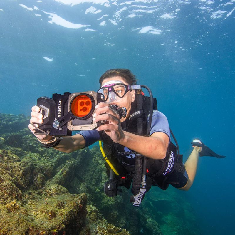 DIVEVOLK SeaTouch 4 Max Plus Underwater Housing Filter Kit for iPhone and most Android smartphone, dive housing - Image 2