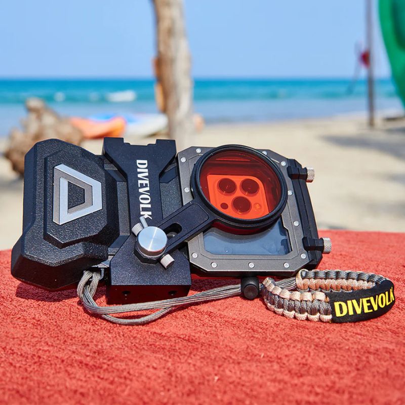 DIVEVOLK SeaTouch 4 Max Plus Underwater Housing Filter Kit for iPhone and most Android smartphone, dive housing - Image 3
