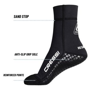 Cressi_neoprene_socks_with_grip_resilient_pro
