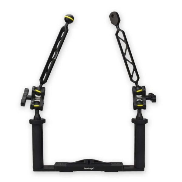 Sea Frogs TS-6 compact underwater camera tray with dual handles