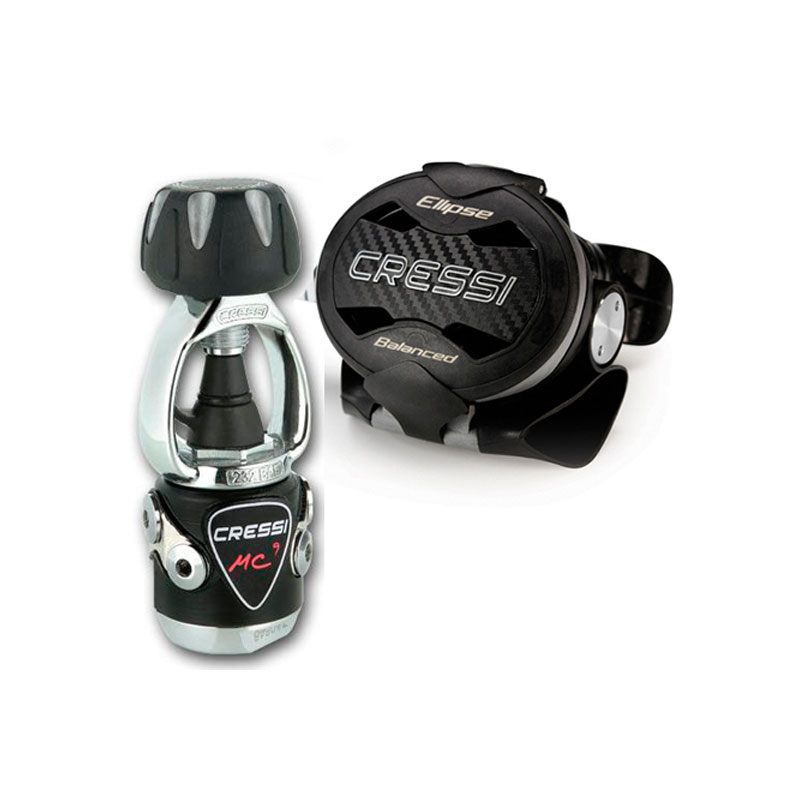 Cressi Calibro+ Maschera Subacquea Nero/Rossa, Tecnologia IDF, Antifog, Basso Volume, Per Immersioni E Apnea