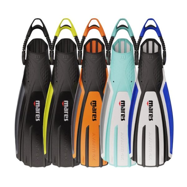 Mares Avanti QUATTRO 4X open heel scuba diving fins