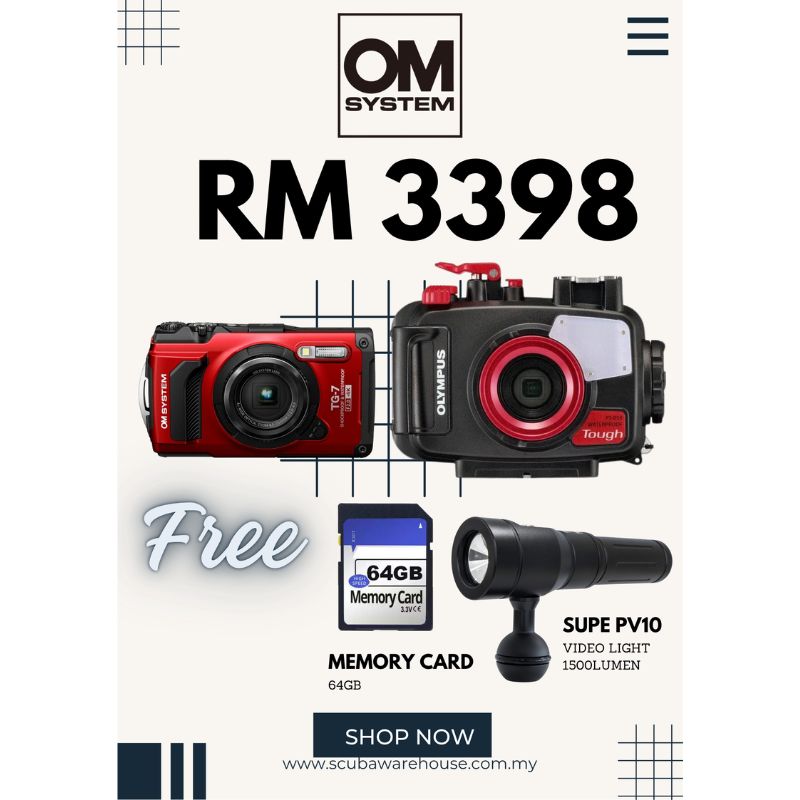 OM SYSTEM Tough TG-7 Bundle