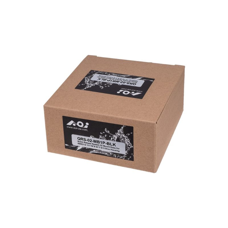 AOI QRS-02-MB1P-BLK Quick Release System 02 Mount Base for HERO13/ 12/ 11/ 10/ 9/ 8/ 7/ 6/ 5 Dive Housings - Image 7