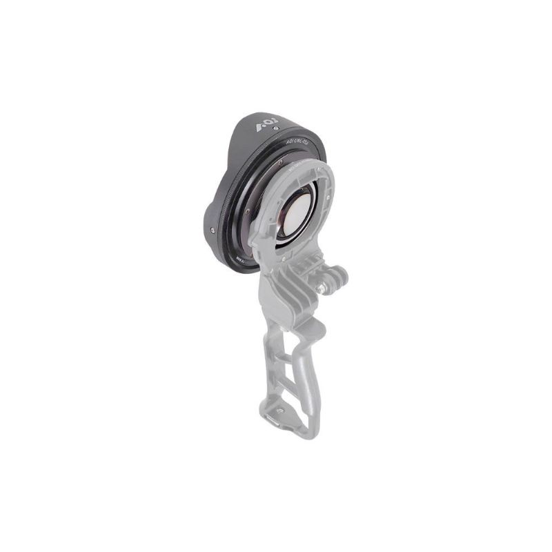 AOI UWL-03II-BLK Underwater 0.73X Wide Angle Conversion Lens Mark II for Action Camera & Phone - Black Color - Image 4