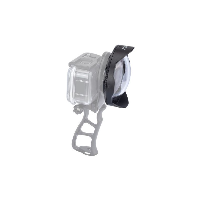 AOI UWL-03II-BLK Underwater 0.73X Wide Angle Conversion Lens Mark II for Action Camera & Phone - Black Color - Image 5