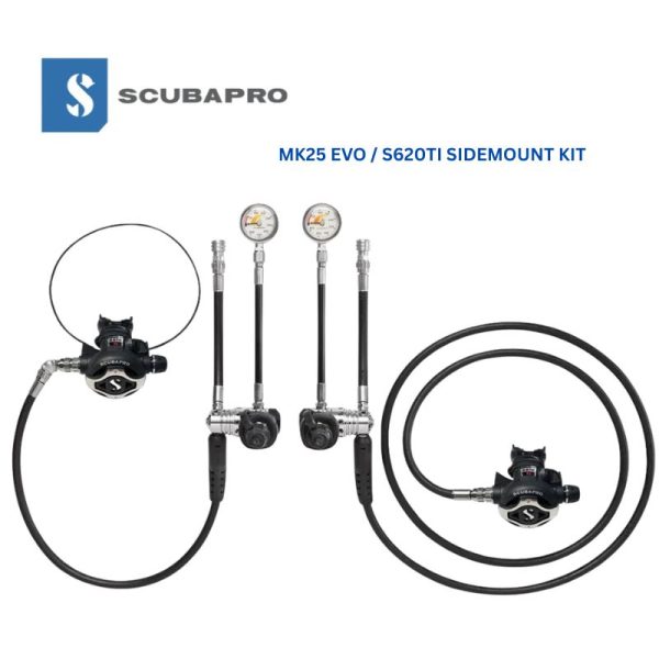 Scubapro sidemount MK25 EVO S620Ti set
